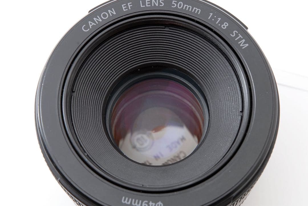 動作確認済 単焦点レンズ　キャノン Canon EF 50㎜ 1.8 STM