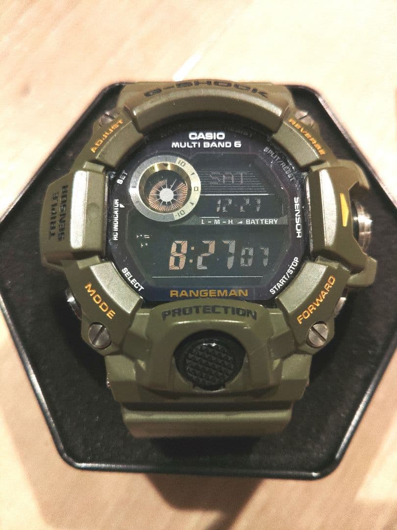 希少！北米逆輸入　G-SHOCK レンジマン GW-9400-3CR 反転液晶