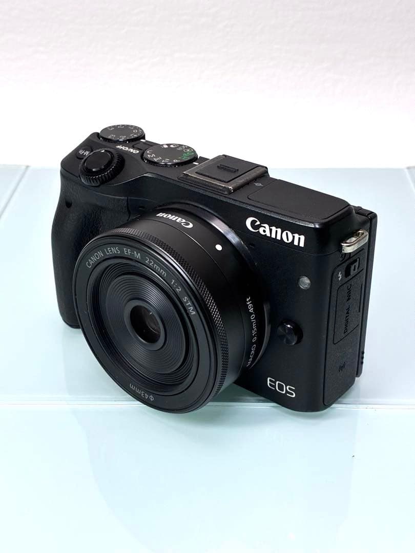 キャノン EOS M3 ミラーレス一眼 ダブルズームEVFキット・他付属品7点