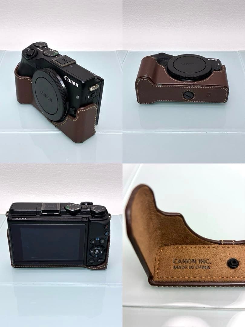 キャノン EOS M3 ミラーレス一眼 ダブルズームEVFキット・他付属品7点