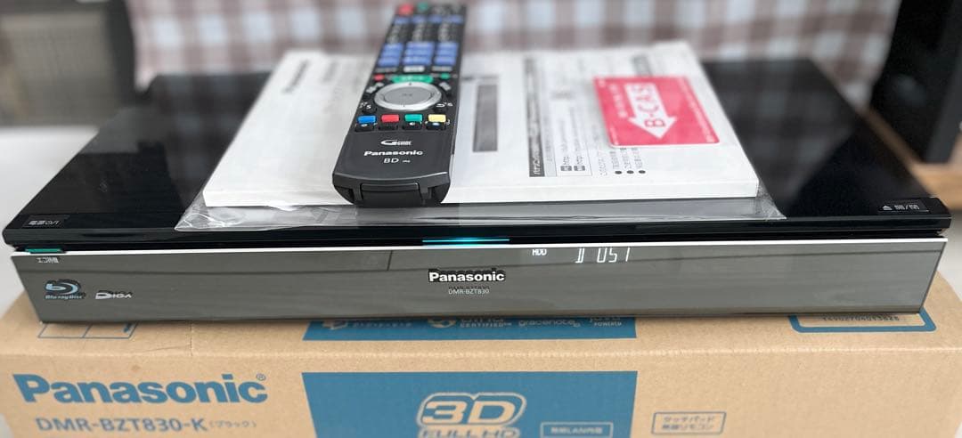 【極美品】 DIGA DMR BZT830-K 3TB