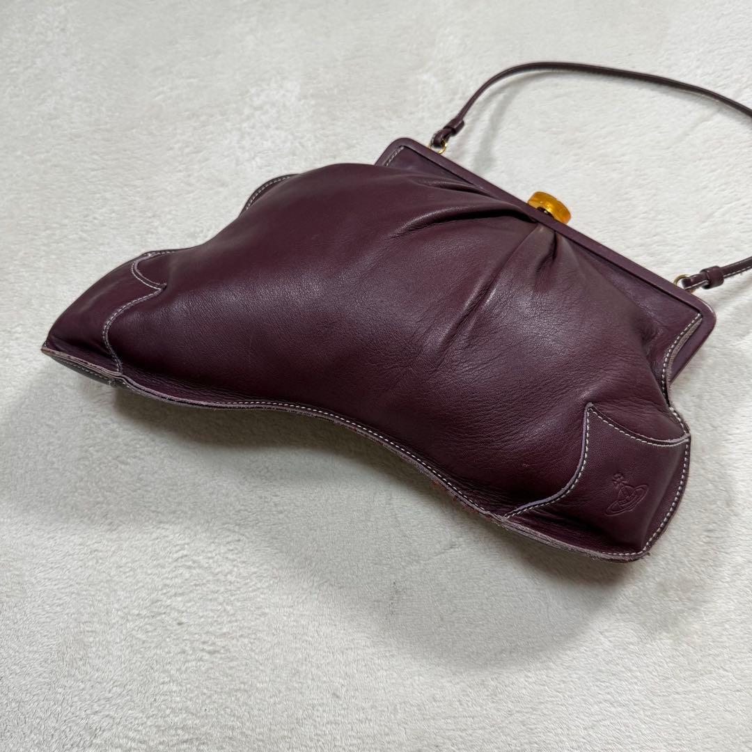超希少 Vivienne Westwood オーブ 変形 がま口 サドルバッグ