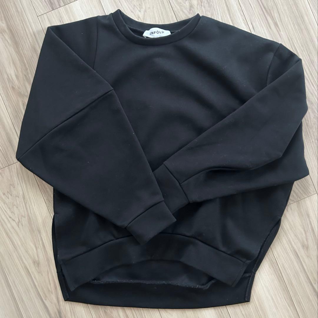 トップス ENFOLD ASYMMETRY- SLEEVE PULLIVER