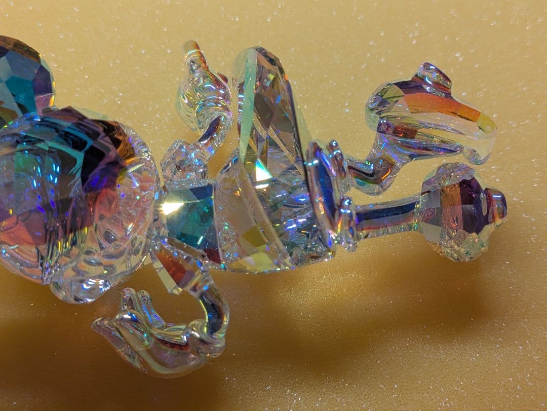 スワロフスキー Disney100周年 ミニー クリスタルオブジェ