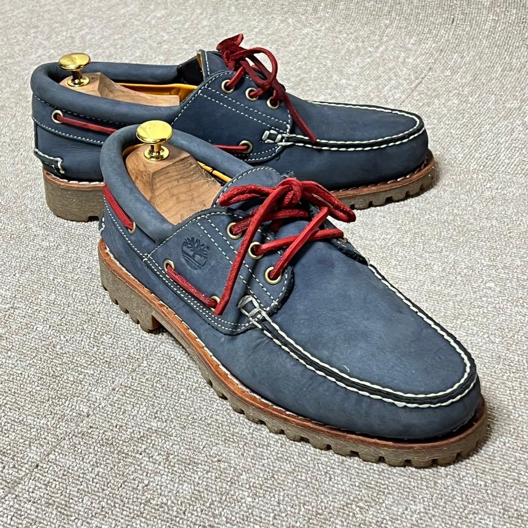 美品✨ティンバーランド TimberLand 3EYE ネイビー ヌバック
