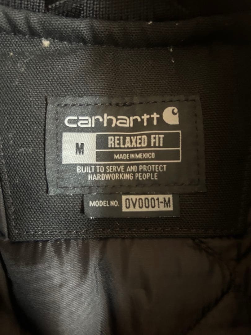 carhartt ブラック ベスト Mサイズ