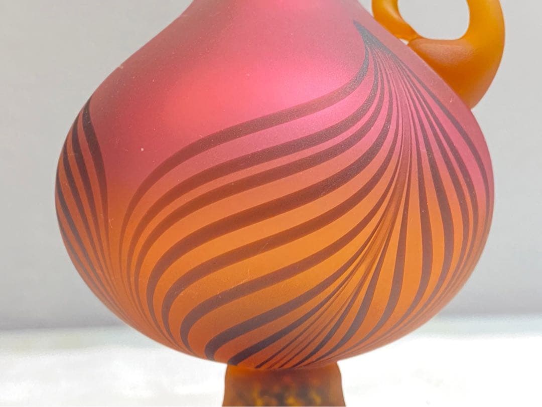 希少 一輪挿し 花瓶 大正ガラス