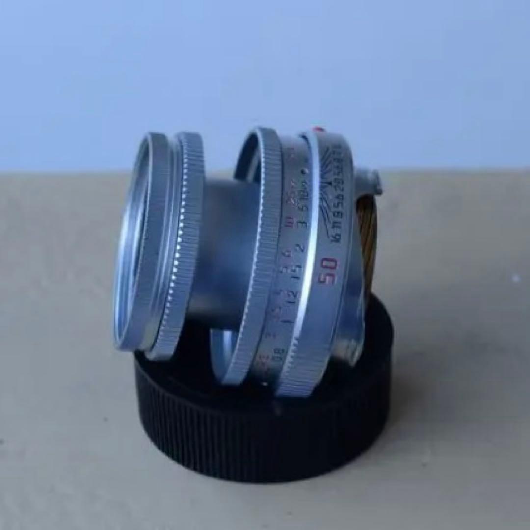 極美品銘玉 LEICA ELMAR-M 50mm F2.8 シルバー 共箱