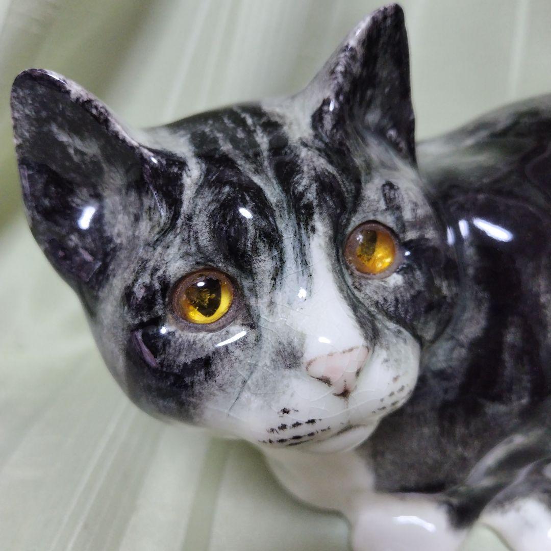 【値下げ】ウィンスタンレイ ケンジントンキャット☆ハチワレ　キジトラ猫No.40