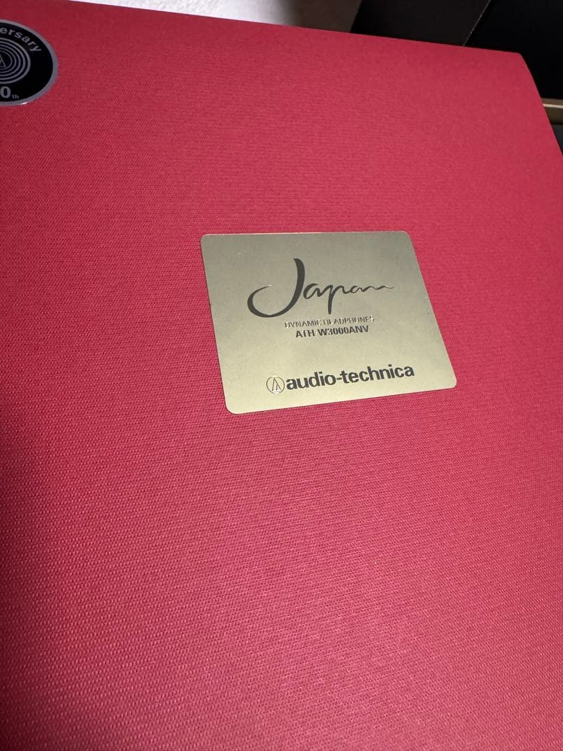 新品未使用 オーディオテクニカ ATH-W3000ANV 漆塗り