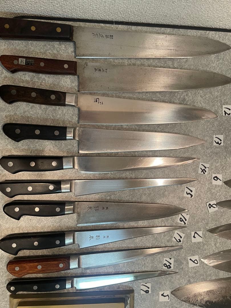 包丁　魚屋引退20本セット売り　希望価格コメントで正本　杉本　有次　正明　牛刀