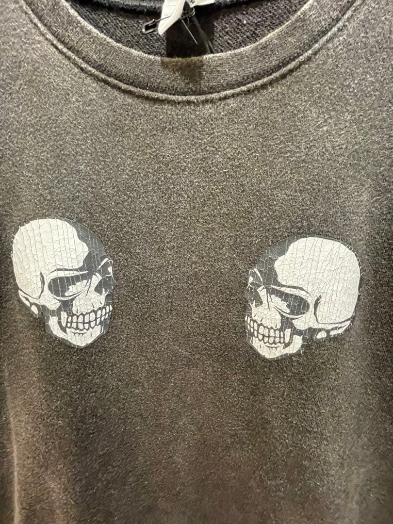 ナンバーナイン パウダーブリーチ クラシックロゴ スウェット　SIZE２