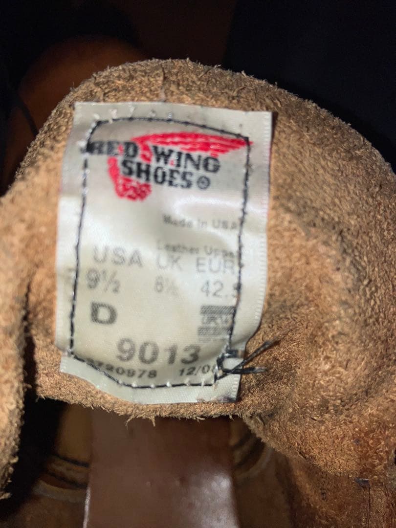 レッドウィング ベックマン 9013 US9.5 2008年製フェザーストーン