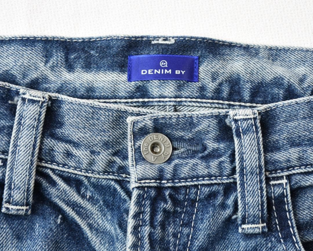 DENIM BY VANQUISH & FRAGMENT リペア加工デニムパンツ