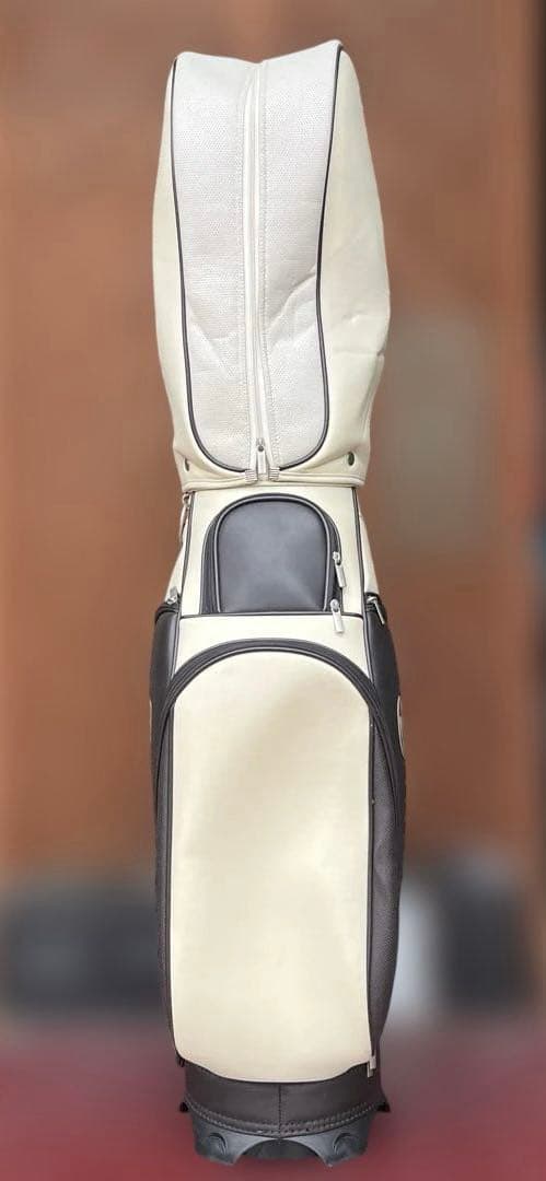 LEXUS レクサス ゴルフバッグ キャディバッグ　アイボリー　ブラウン