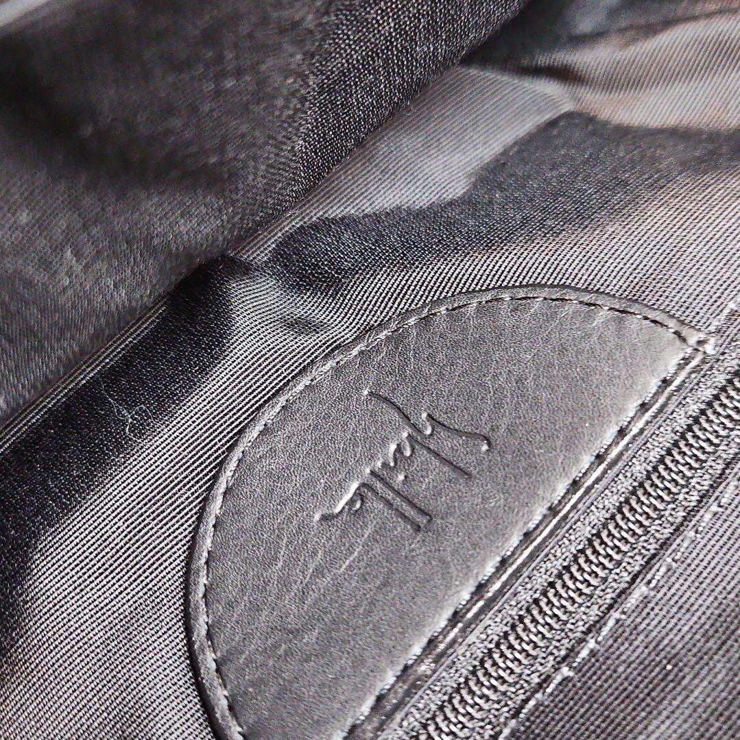 美品 Sybillaシビラ ハンドバッグ ワンショルダー がま口 レザー 黒