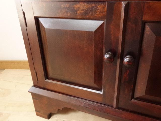 民芸家具　ライティングビューロー　再塗装済　ＵＳＥＤ