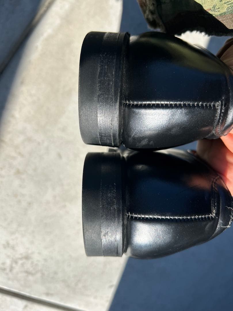 靴 us navy service shoes 80s