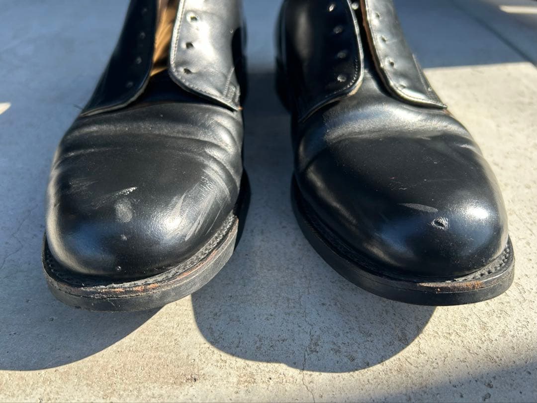 靴 us navy service shoes 80s