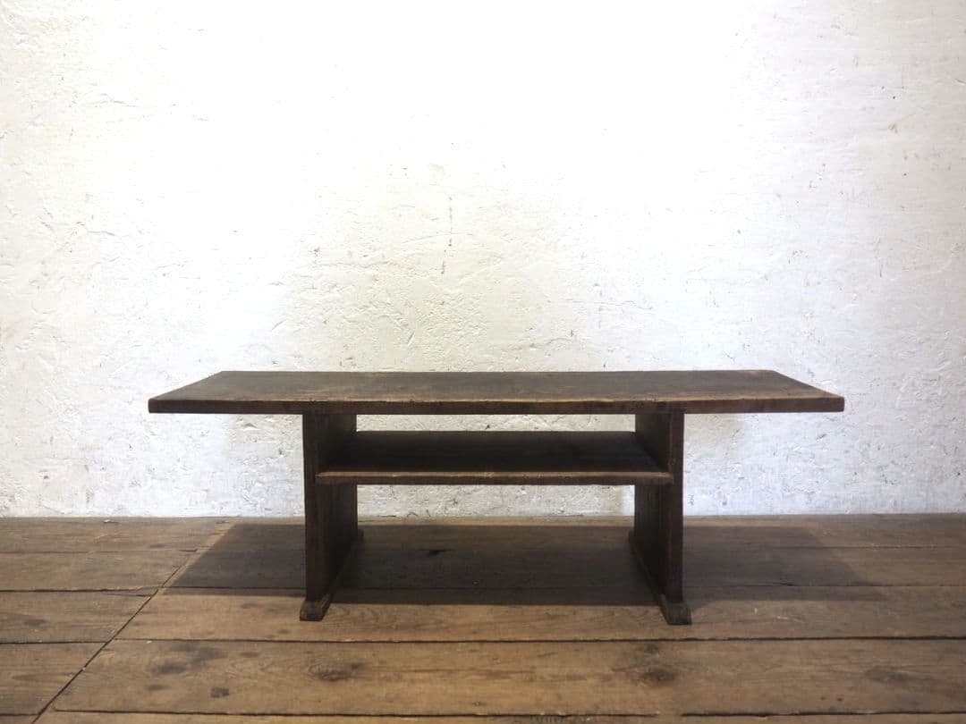 1293 ヴィンテージ　レトロな文机　ローテーブル　展示台　古家具　古道具