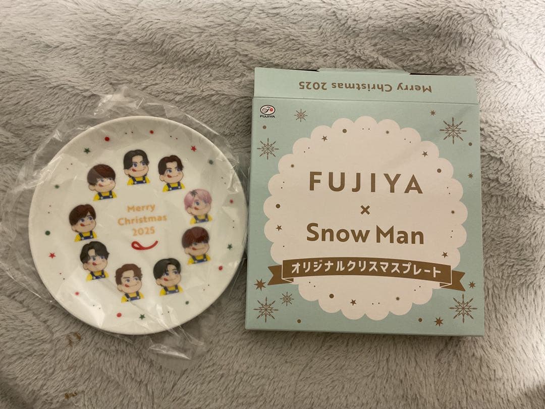 Man×不二家　オリジナルクリスマスプレート