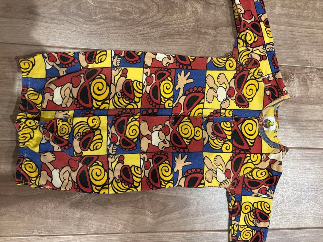 ヒスミニ ロンパース パンダ フェイス