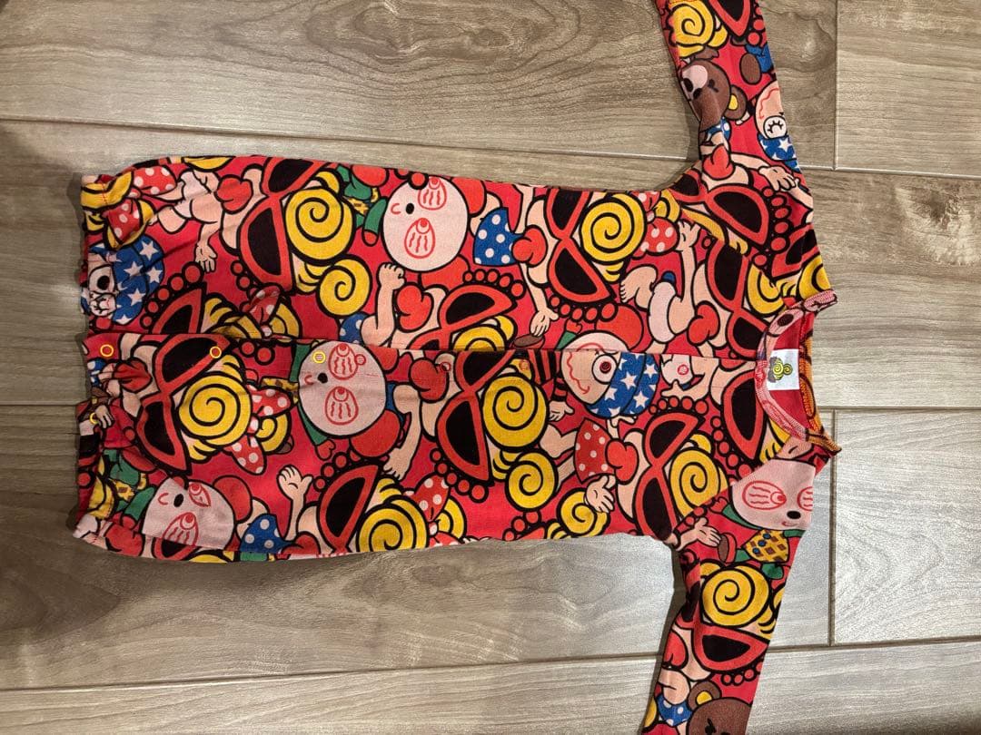 ヒスミニ ロンパース パンダ フェイス