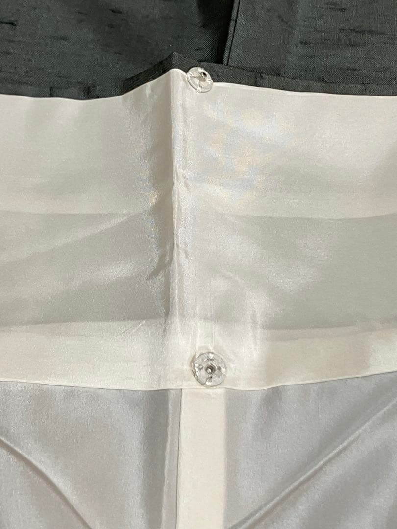 牛首紬 白山工房 付下げ訪問着 型絵染 雪輪 華文 唐草 美品 イ6288