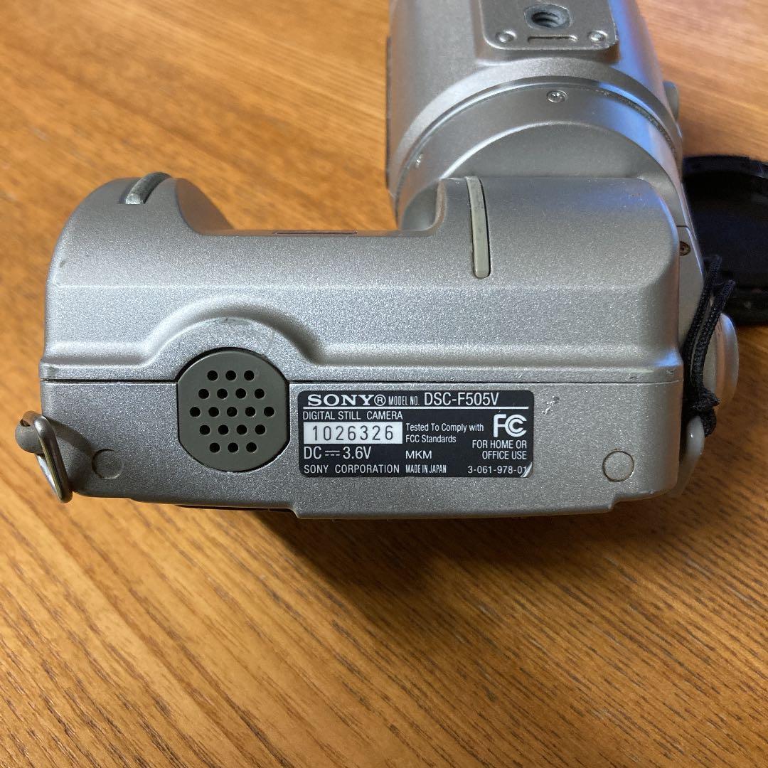 【30年前のカメラ】SONY DSC-F505V ジャンク品　バッテリー付き