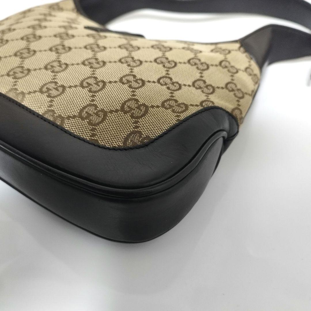 美品☆　グッチ　ジャッキー　シェリー　ワンショルダーバッグ　ミニ　GGキャンバス