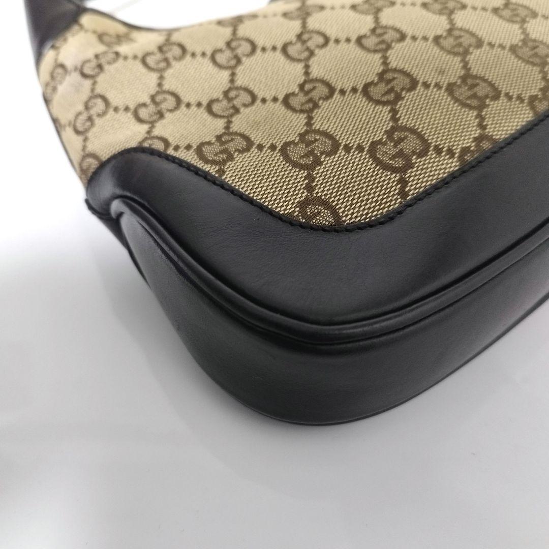 美品☆　グッチ　ジャッキー　シェリー　ワンショルダーバッグ　ミニ　GGキャンバス