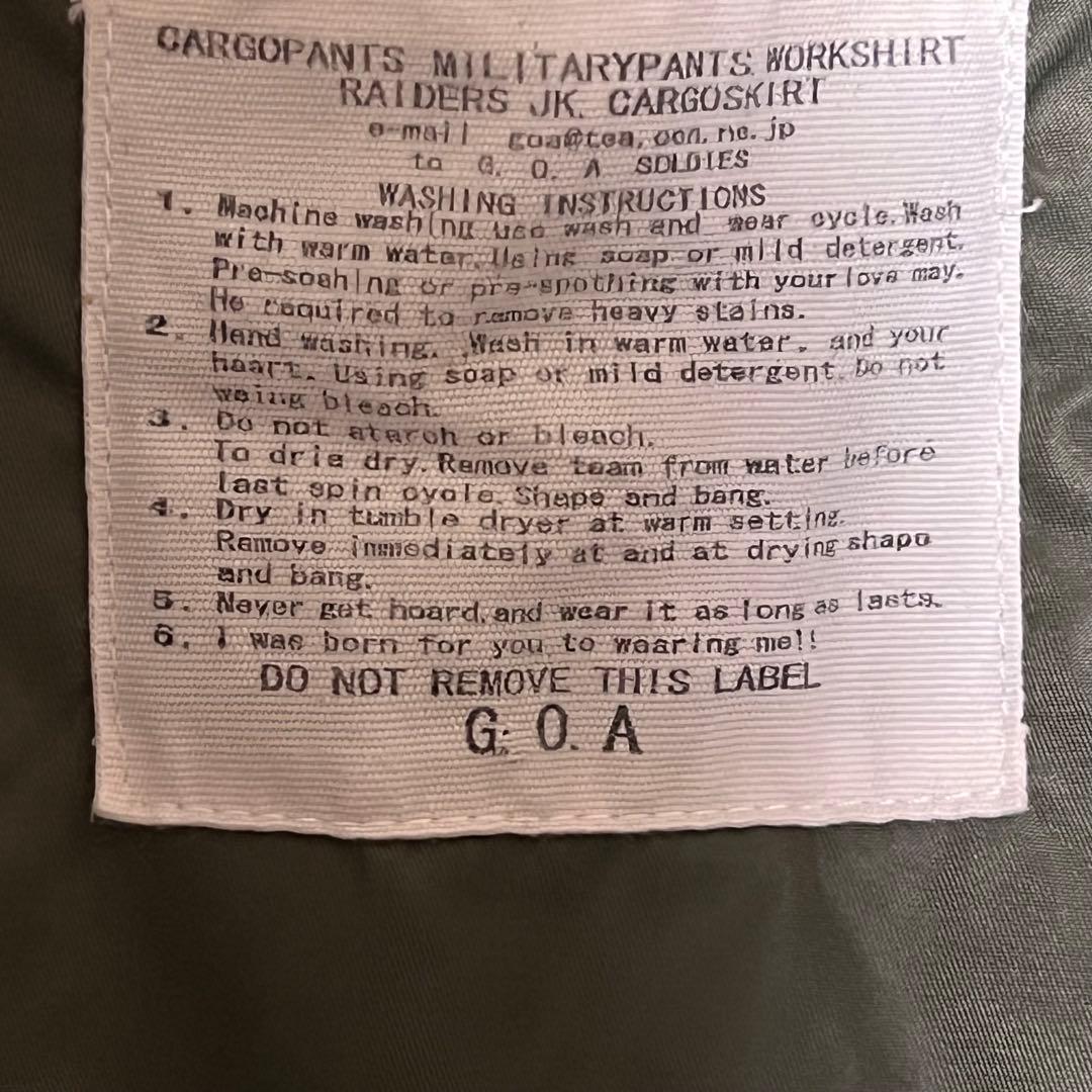 GOA オリーブグリーン ミリタリーロングコート