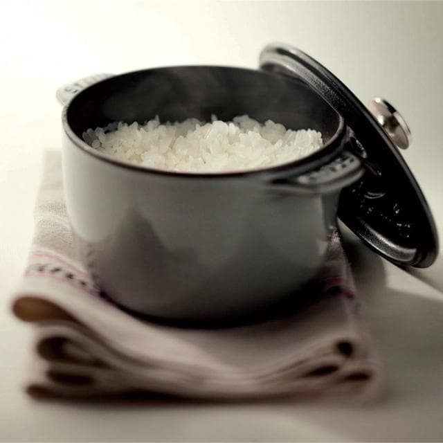 【新品未使用】staub ストウブ ココット デ ゴハン グレー GOHANS