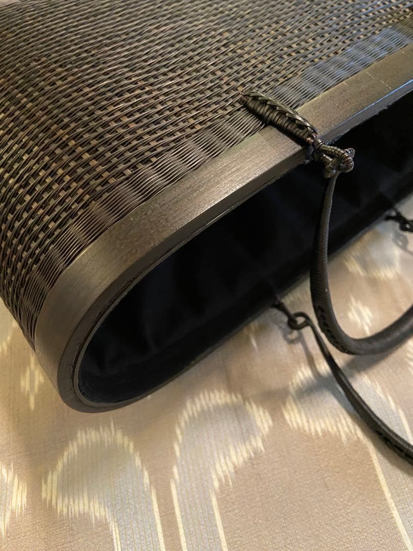 【新品】 タイ王室御用達　高級　プラニー工房　茶籠 竹　着物　かごバック 夏