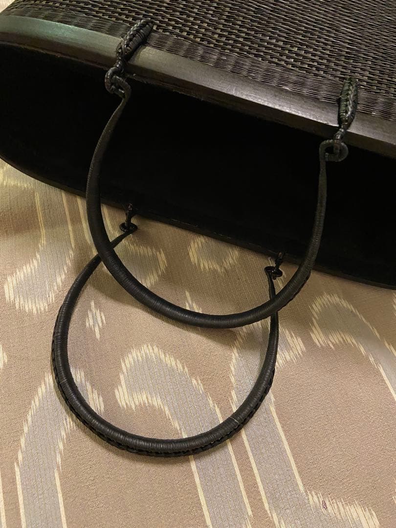 【新品】 タイ王室御用達　高級　プラニー工房　茶籠 竹　着物　かごバック 夏