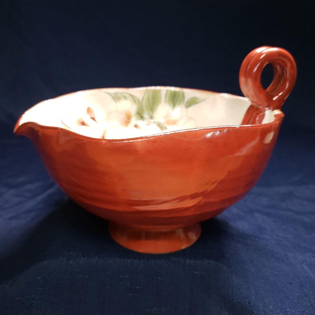 陶あん　京焼　桜　色絵付け　器