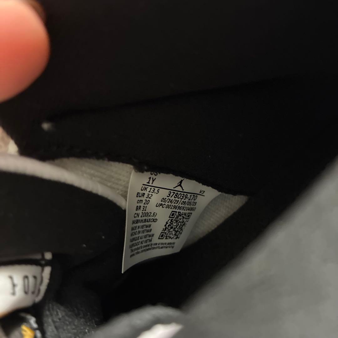 Jordan キッズ スニーカー ホワイト/ブラック