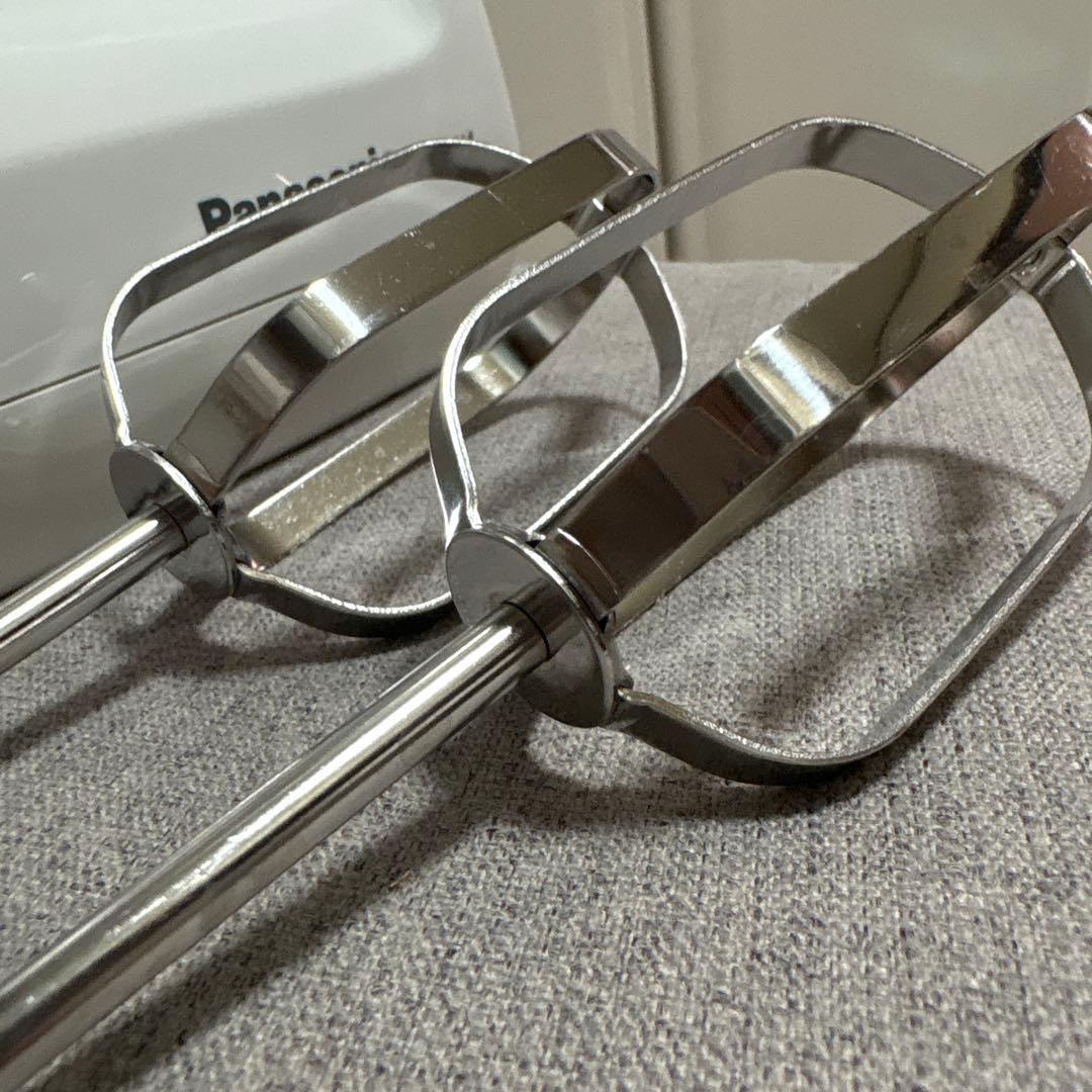 パナソニック ハンドミキサー 速度3段切り替え機能搭載 ホワイト MK-H4