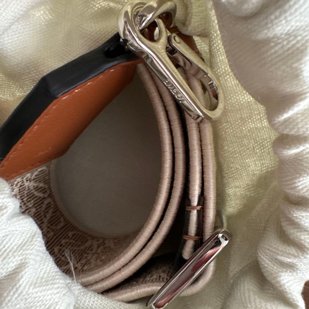限定SALE新品未使用品 LOEWE タンアナグラムストラップ¥95,700
