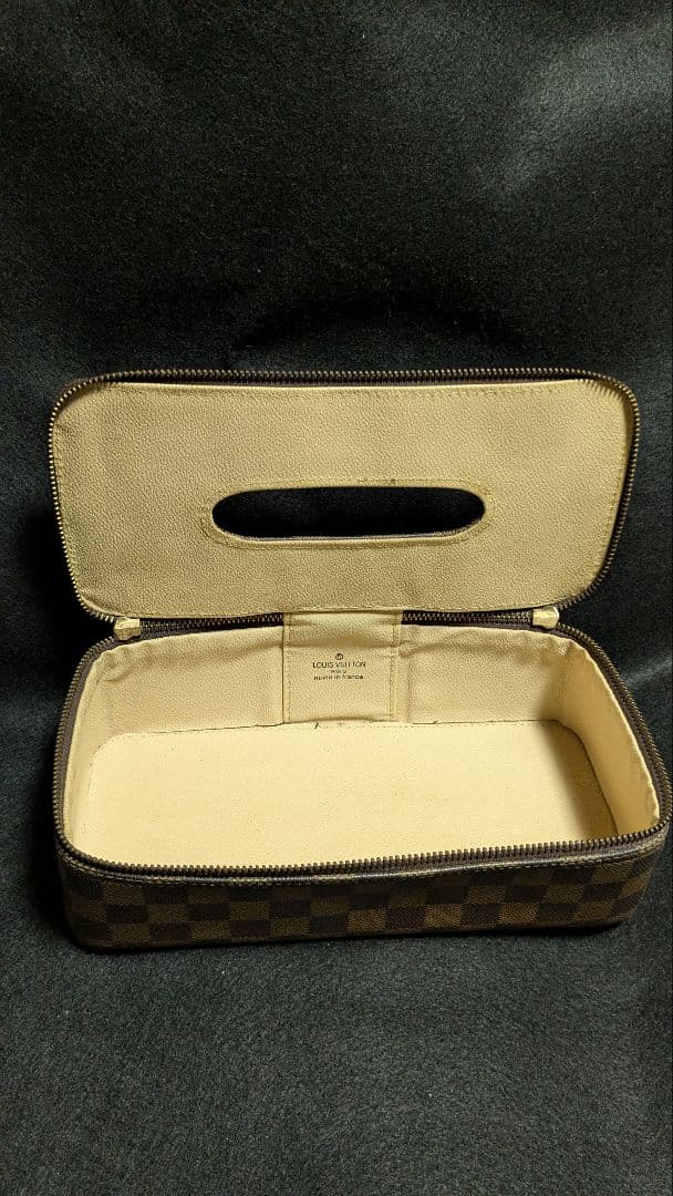 ダミエ柄 ティッシュボックス