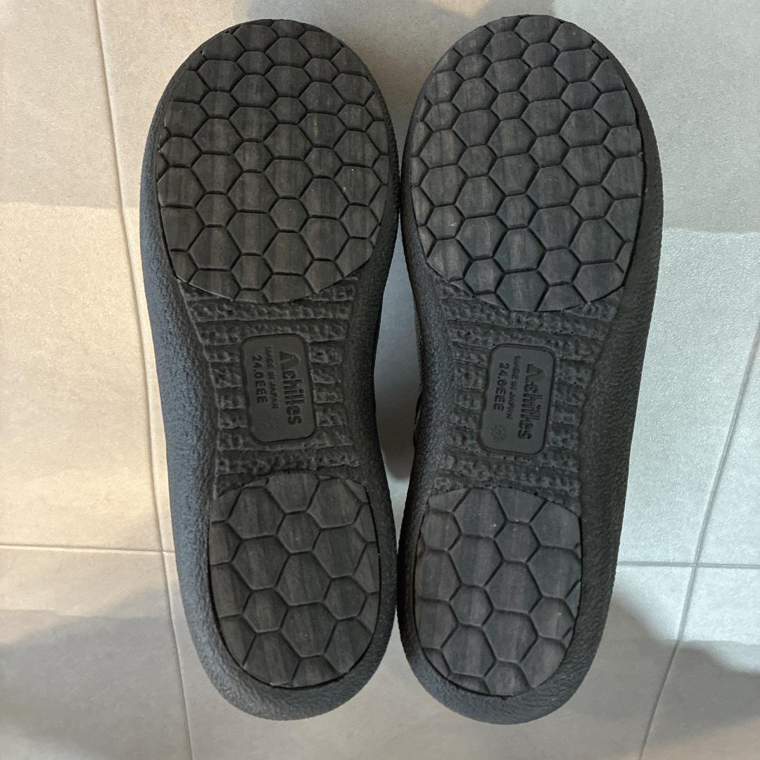 未使用 アキレスソルボ♡スノーシューズ 本革 サイドジップ ゴアテックス 撥水