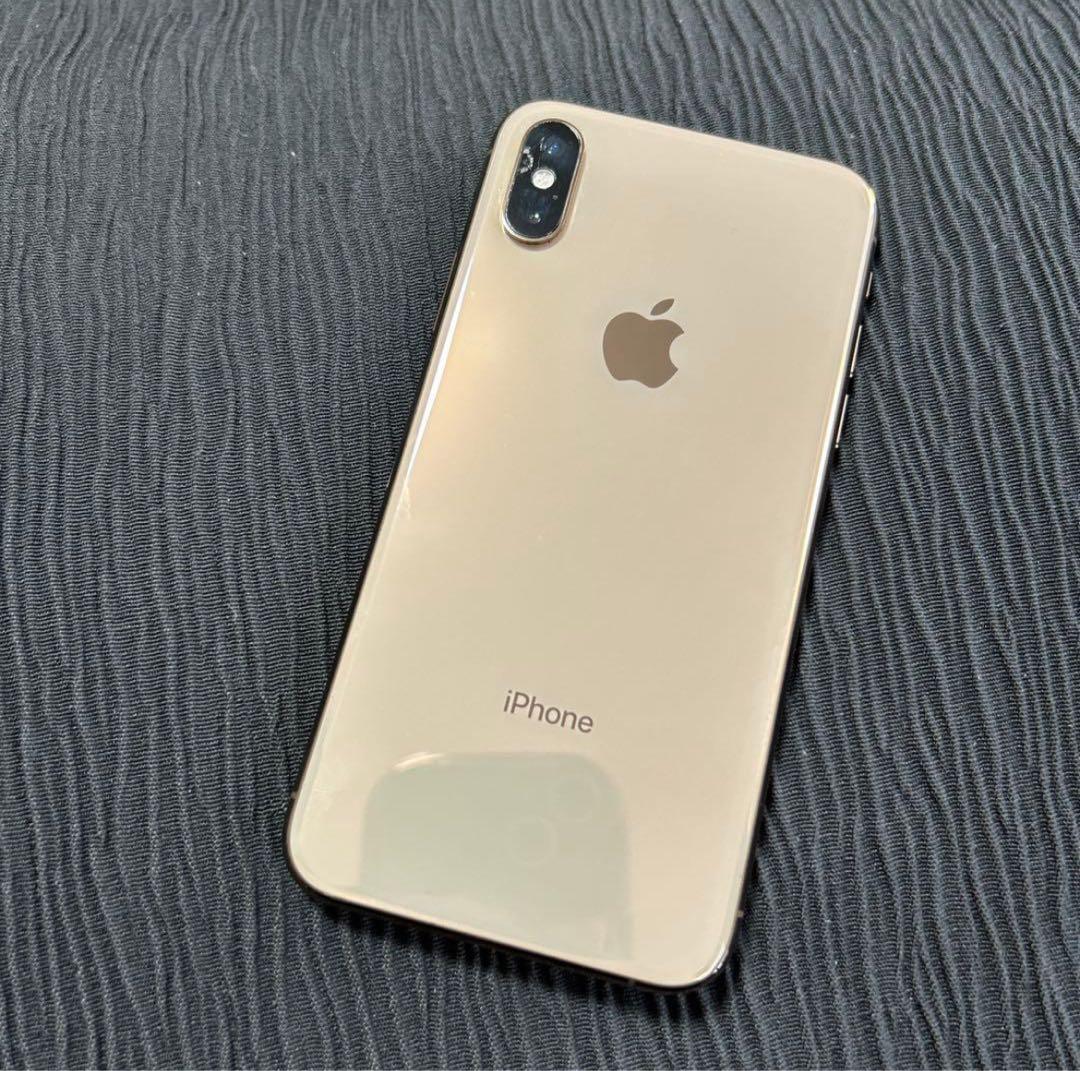 八　ジャンク品　iPhone Xs 256GB ゴールド　SIMフリー