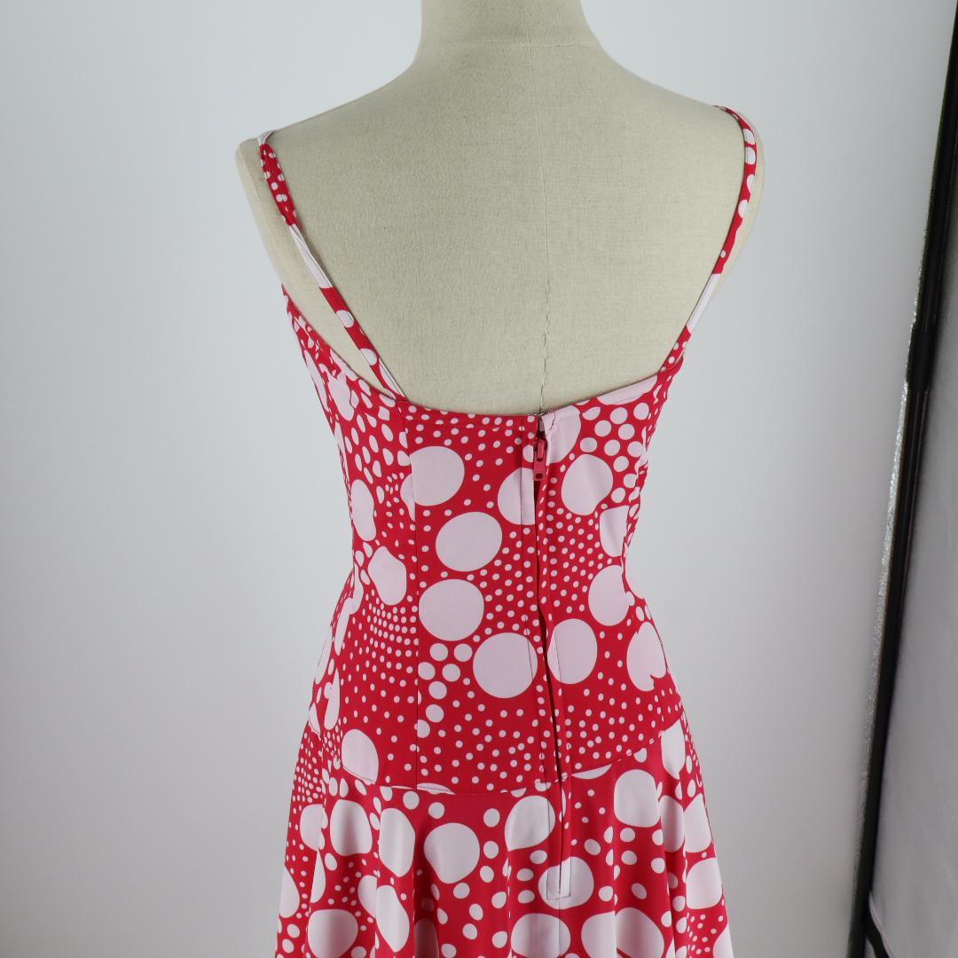 【美品 フラメンコ衣装】鮮やかピンク×水玉 アトリエ貴美恵 ドレス ボレロ