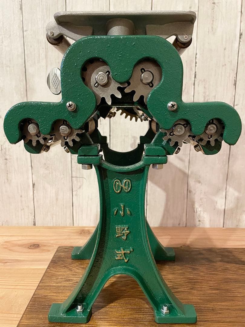 小野式製麺機 両刃【251010】説明書コピー.トラブル予防ガイド.麺帯ハンガー