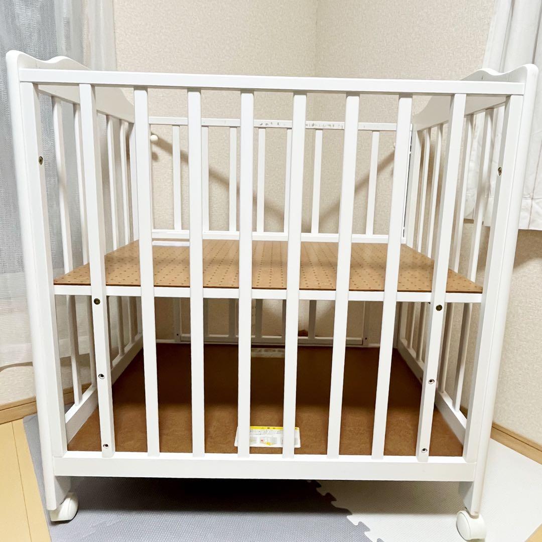 【一点限り❣️便利❣️】カトージ　ミニベビーベッド　ミニタチベッド⭐︎ もぬく