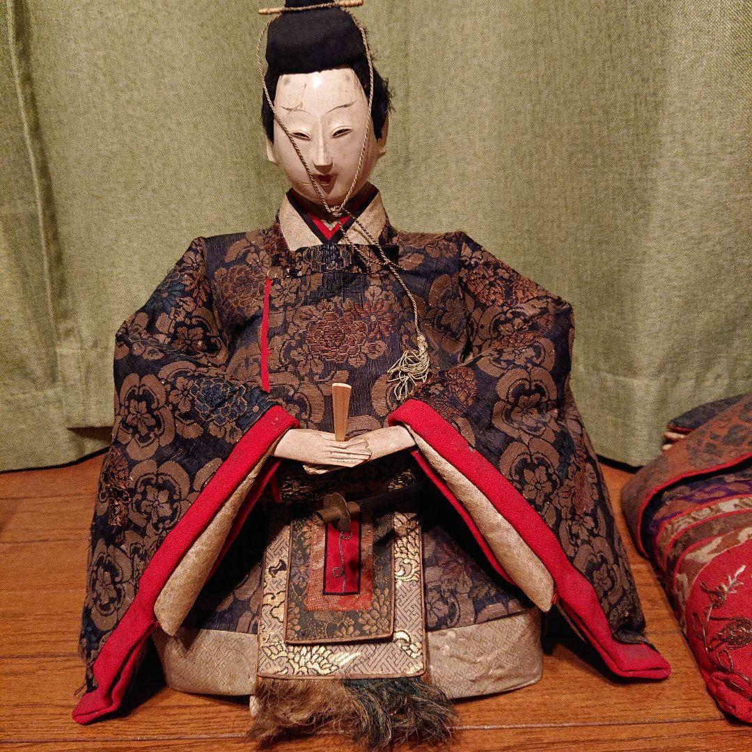 大型　親王飾り　江戸時代後期享保雛？　古今雛　　雛人形