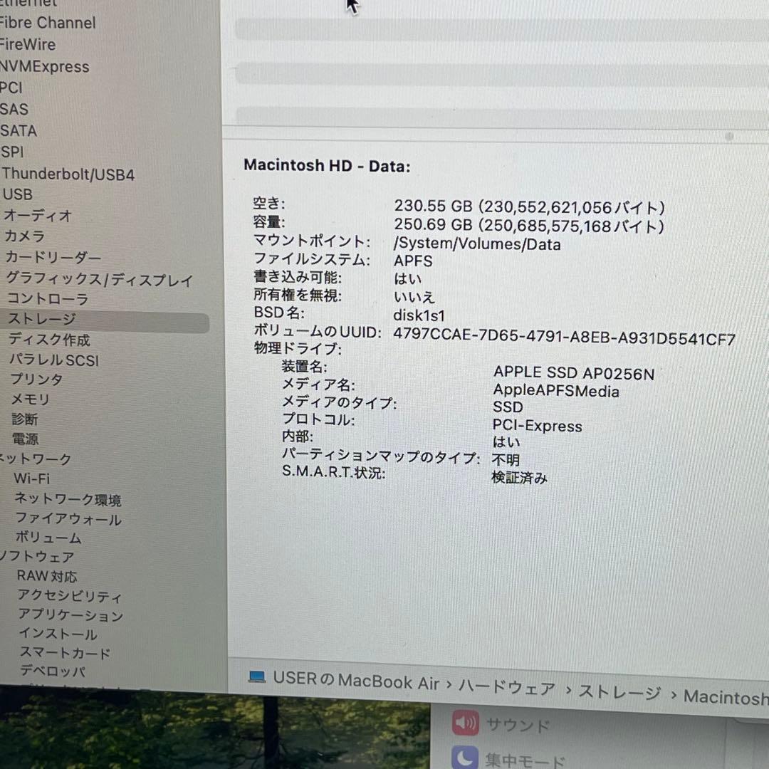 #796 Macbook Air 2020 13.3インチ i5 16GB