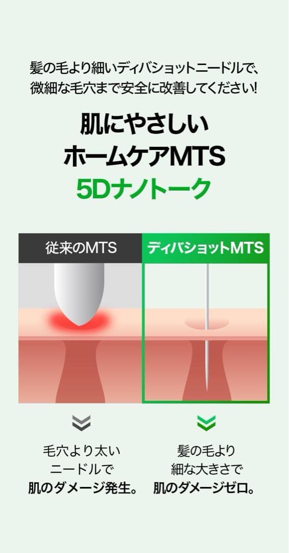 新品未使用　MTSホームケア エステ　美容器 美顔器　ニードル