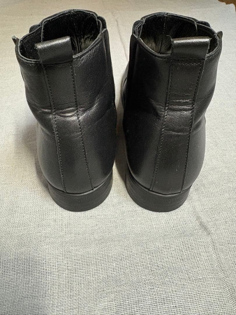 【chausser】ショセ トラベルシューズ サイドゴアブーツ 黒 39