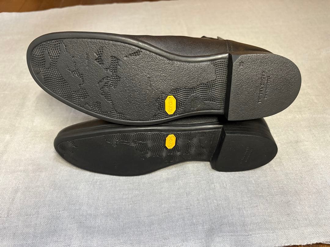 【chausser】ショセ トラベルシューズ サイドゴアブーツ 黒 39